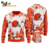 Cleveland Browns Logo Football Team Special Xmas Tree Christmas Ugly Sweater