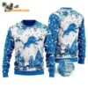 Detroit Lions Logo Football Team Special Xmas Tree Christmas Ugly Sweater