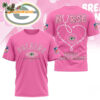 Green Bay Packers Nurse Breast Cancer Awareness Limited Ediition 3D T Shirt