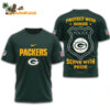 Green Bay Packers Protech With Honor Police Serve With Pride 3D T Shirt