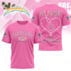 Los Angeles Chargers Nurse Breast Cancer Awareness Limited Ediition 3D T Shirt