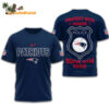 New England Patriots Protech With Honor Police Serve With Pride 3D T Shirt