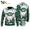 New York Jets Logo Football Team Special Xmas Tree Christmas Ugly Sweater