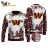 Washington Commanders Logo Football Team Special Xmas Tree Christmas Ugly Sweater