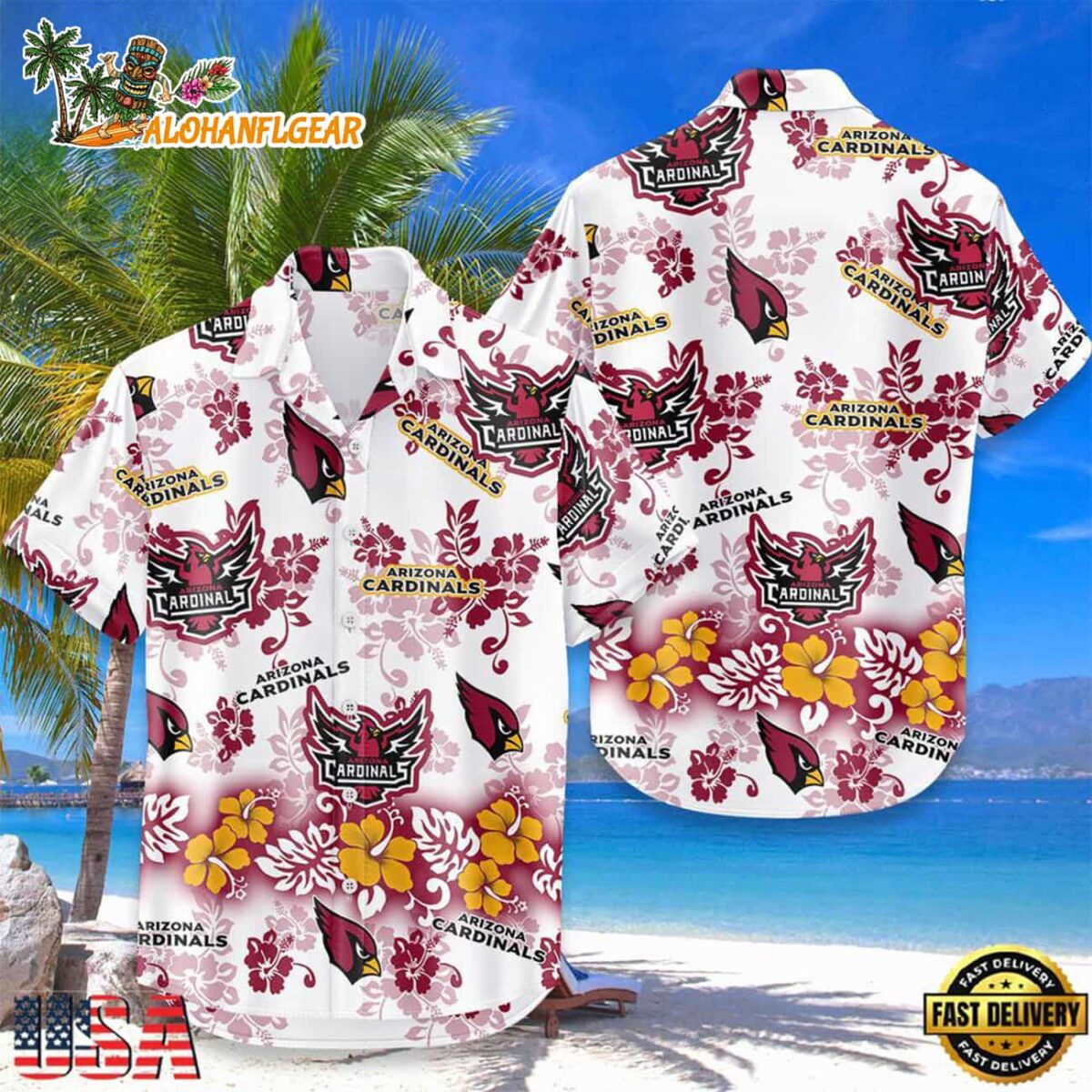 Arizona Cardinals New Design Hot Summer Hawaiian Shirt