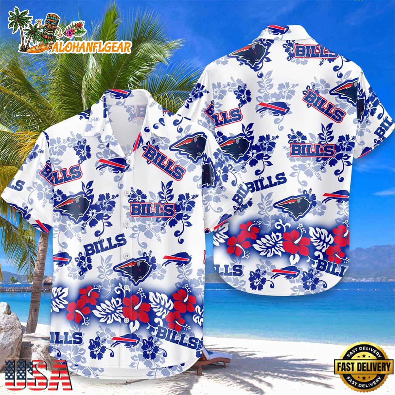 Buffalo Bills New Design Hot Summer Hawaiian Shirt Buffalo Bills New Design Hot Summer Hawaiian Shirt