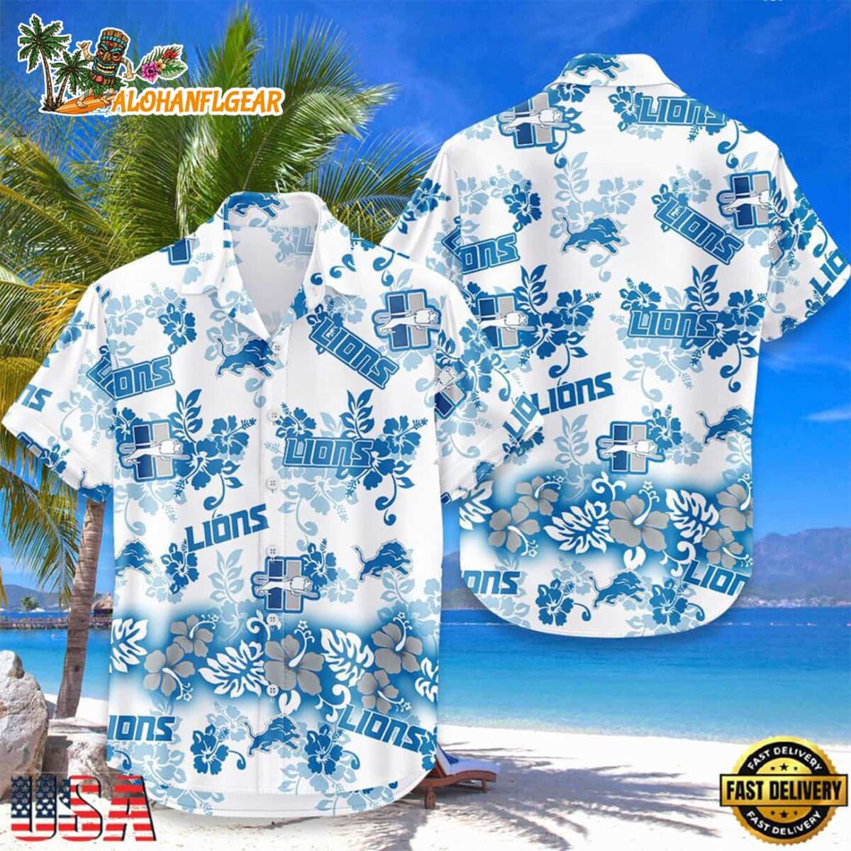 Detroit Lions New Design Hot Summer Hawaiian Shirt