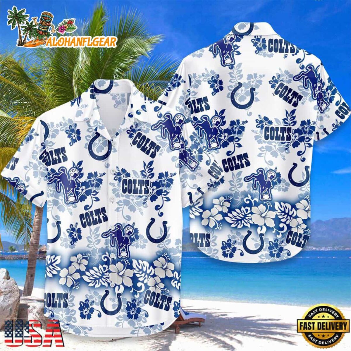 Indianapolis Colts New Design Hot Summer Hawaiian Shirt