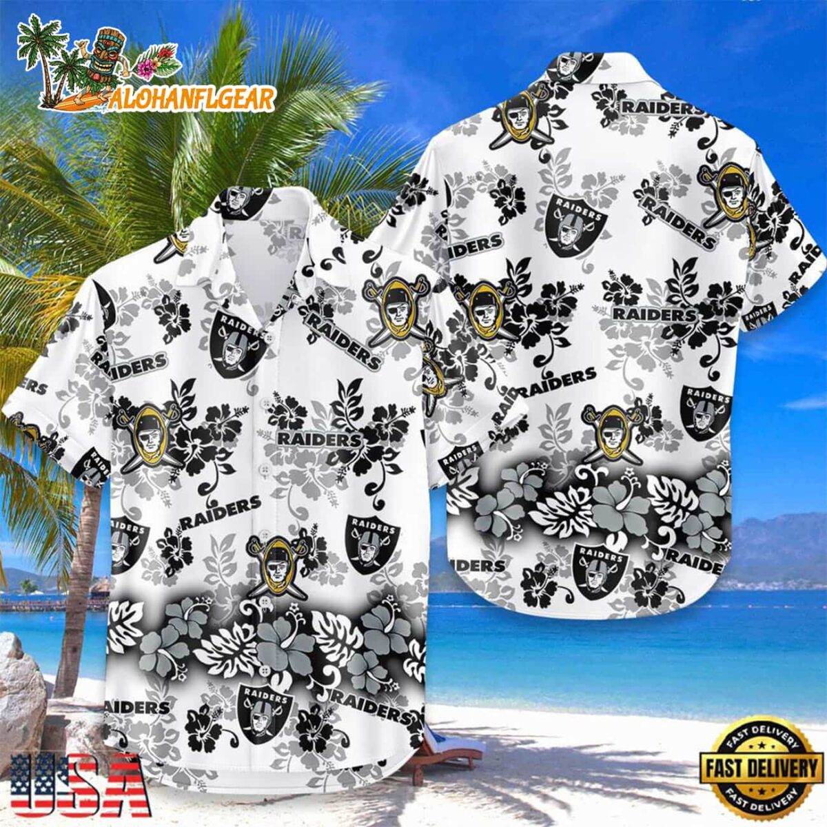 Las Vegas Raiders New Design Hot Summer Hawaiian Shirt