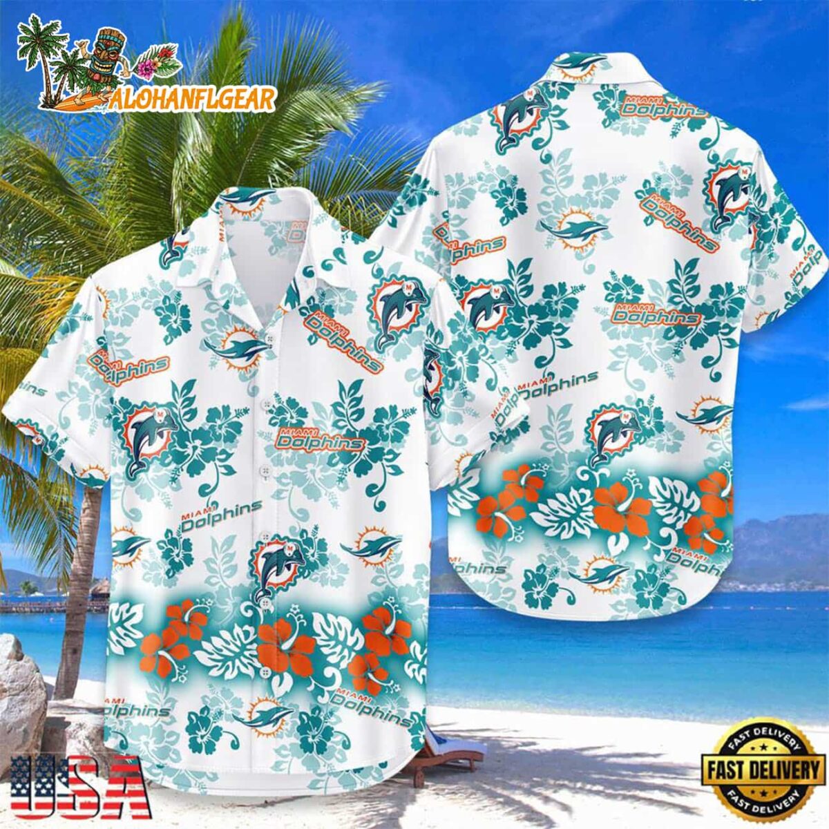 Miami Dolphins New Design Hot Summer Hawaiian Shirt