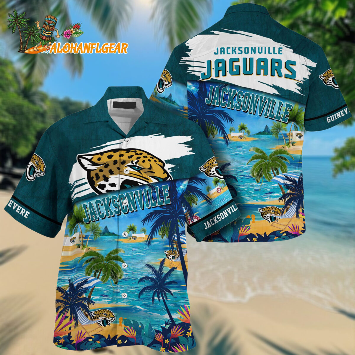 Jacksonville Jaguars Palm Tree Hot Summer Hawaiianan Shirt Gifts Sport Fans