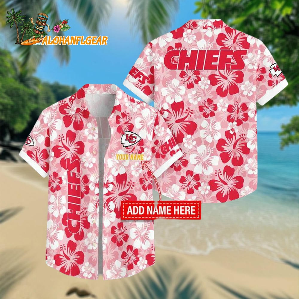 Kansas City Chiefs Flower Palm Tree Aloha Hawaii Shirt