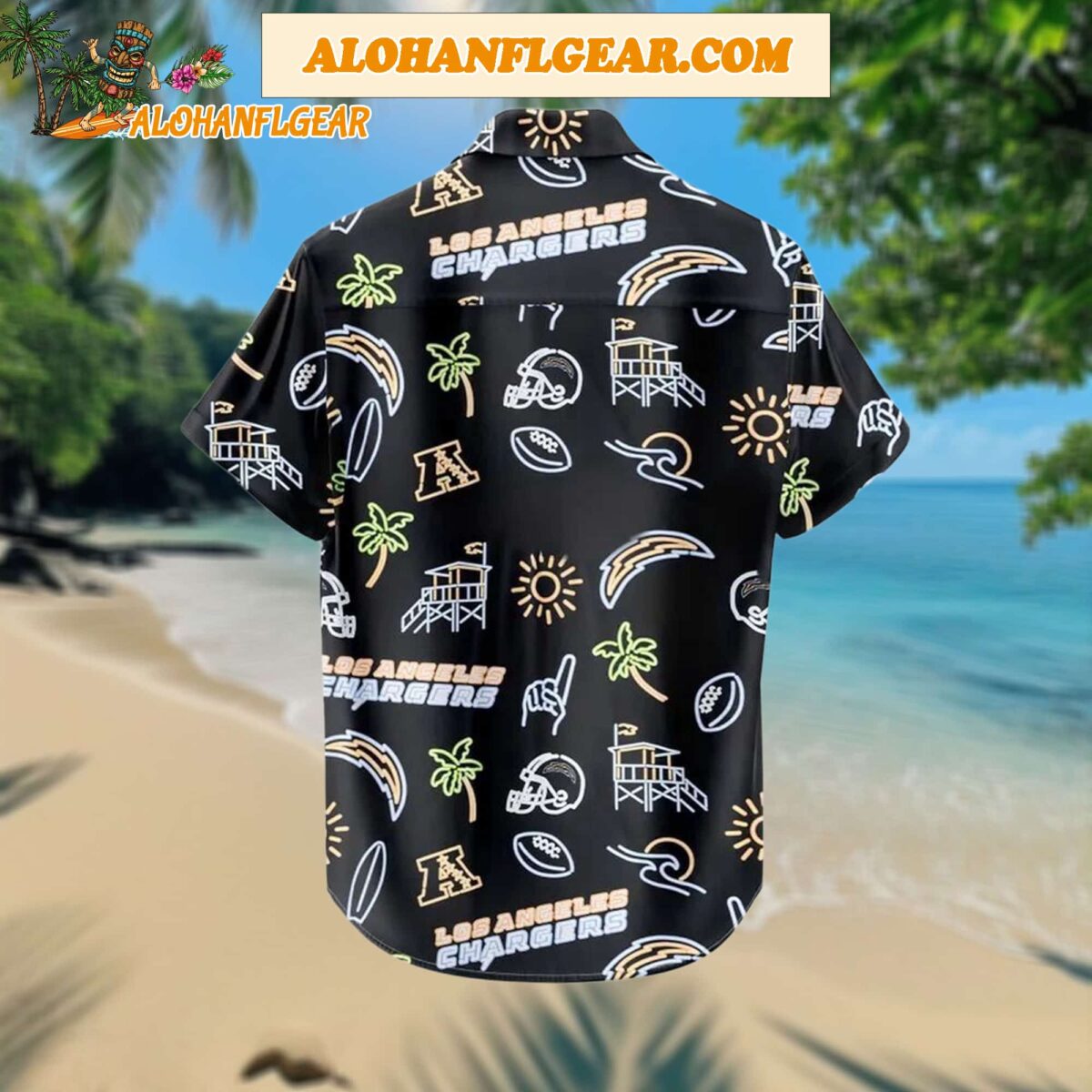 Los Angeles Chargers Summer Limited Edition Hot Summer Hawaiian Shirt 1 Los Angeles Chargers Summer Limited Edition Hot Summer Hawaiian Shirt 3
