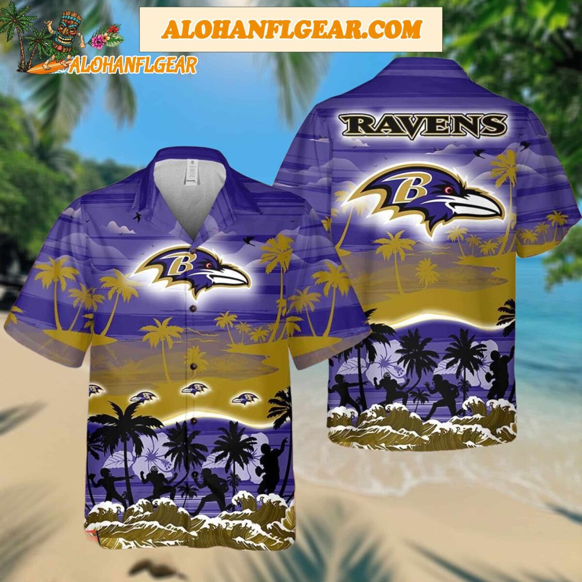 Nfl Baltimore Ravens Hot Summer 2025 Hawaiian Shirt 1