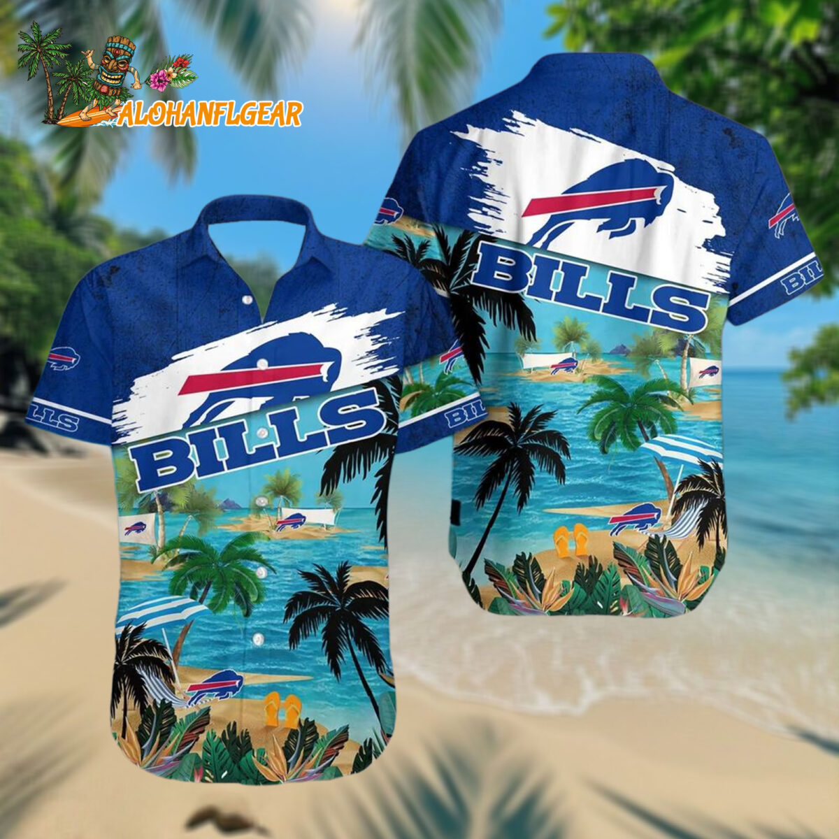 Nfl Buffalo Bills Palm Tree Summer Beach Aloha Hawaiianan Shirt