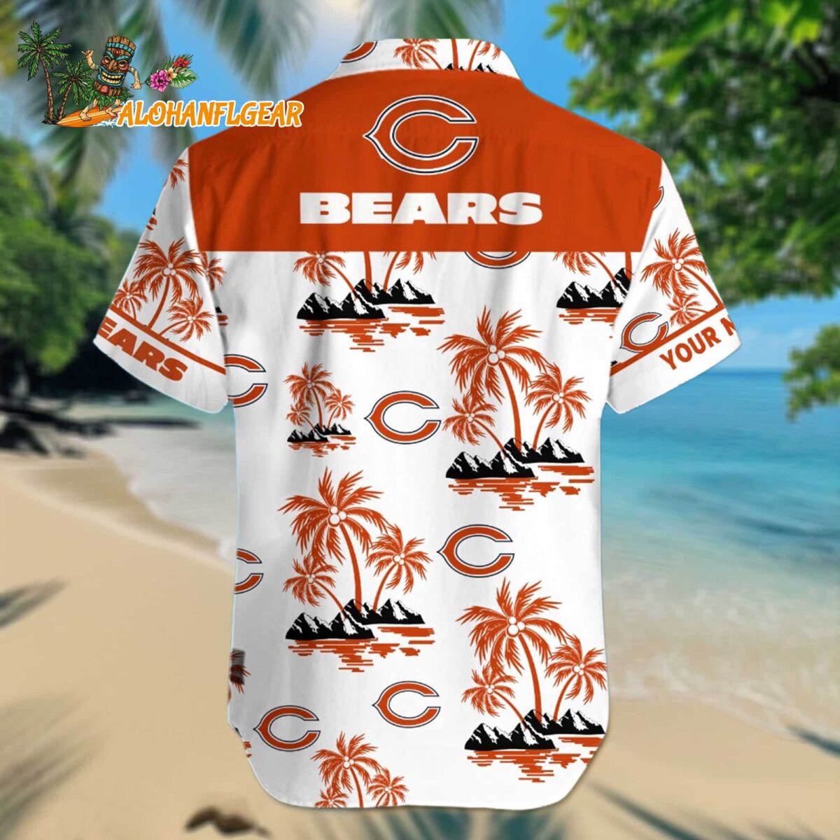 Nfl Chicago Bears Palm Tree Tropical Summer Hawaiian Shirt 2