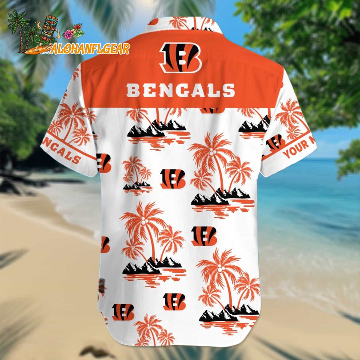 Nfl Cincinnati Bengals Palm Tree Tropical Summer Hawaiian Shirt 2