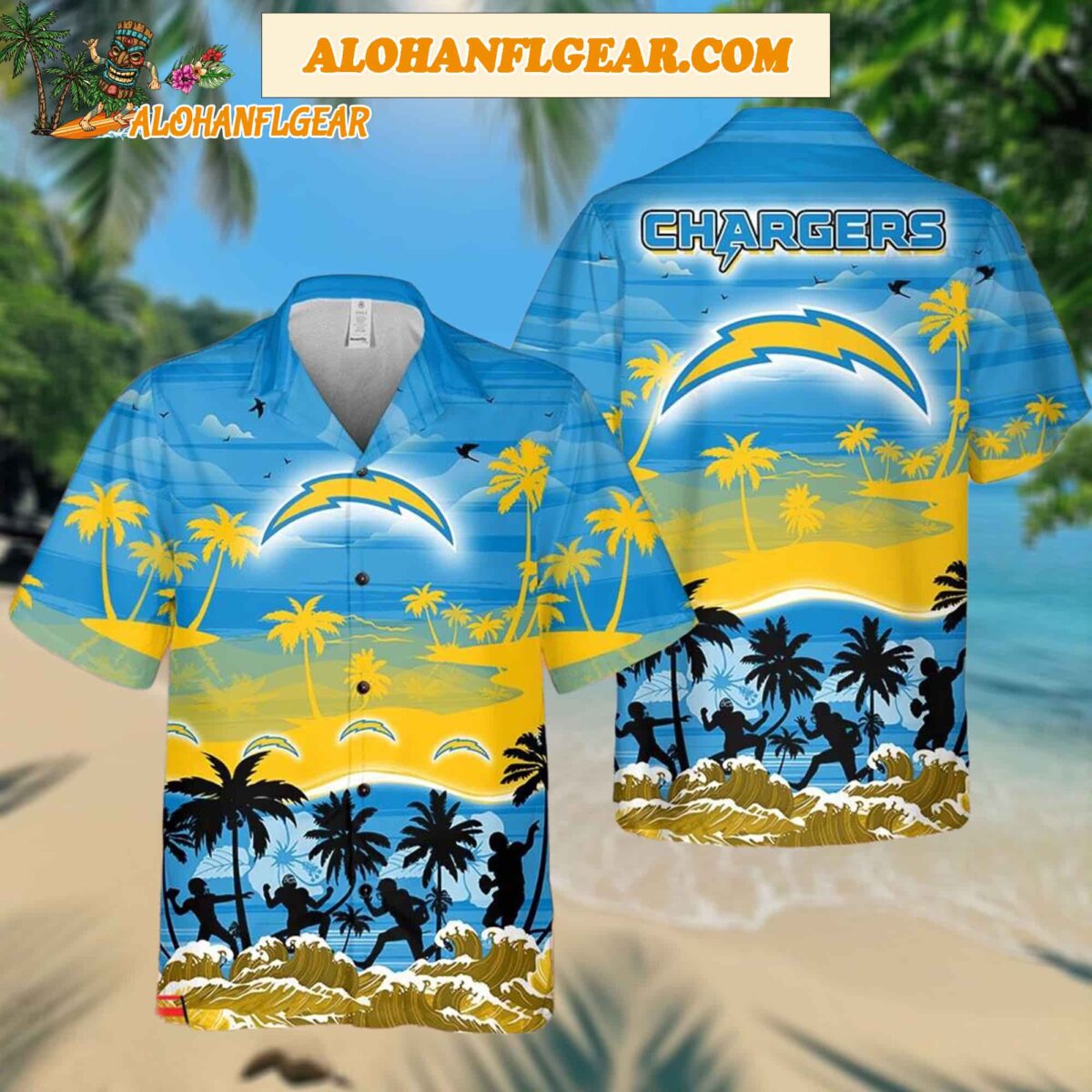 Nfl Los Angeles Chargers Hot Summer 2025 Hawaiian Shirt 1