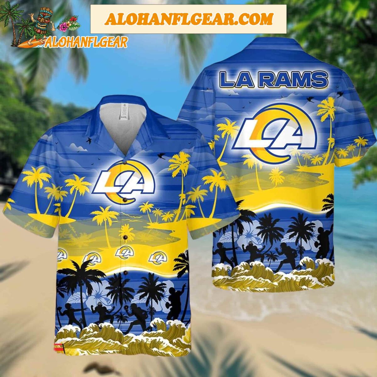 Nfl Los Angeles Rams Hot Summer 2025 Hawaiian Shirt 1