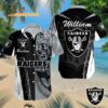 Personalized Las Vegas Raiders Hawaiian Shirt Special Half Tone Mascot Aloha Shirt