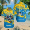Personalized Los Angeles Chargers Football Mascot Summer Hawaiian Shirt