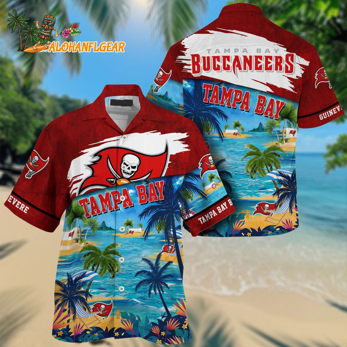 Tampa Bay Buccaneers Palm Tree Hot Summer Hawaiianan Shirt Gifts Sport Fans