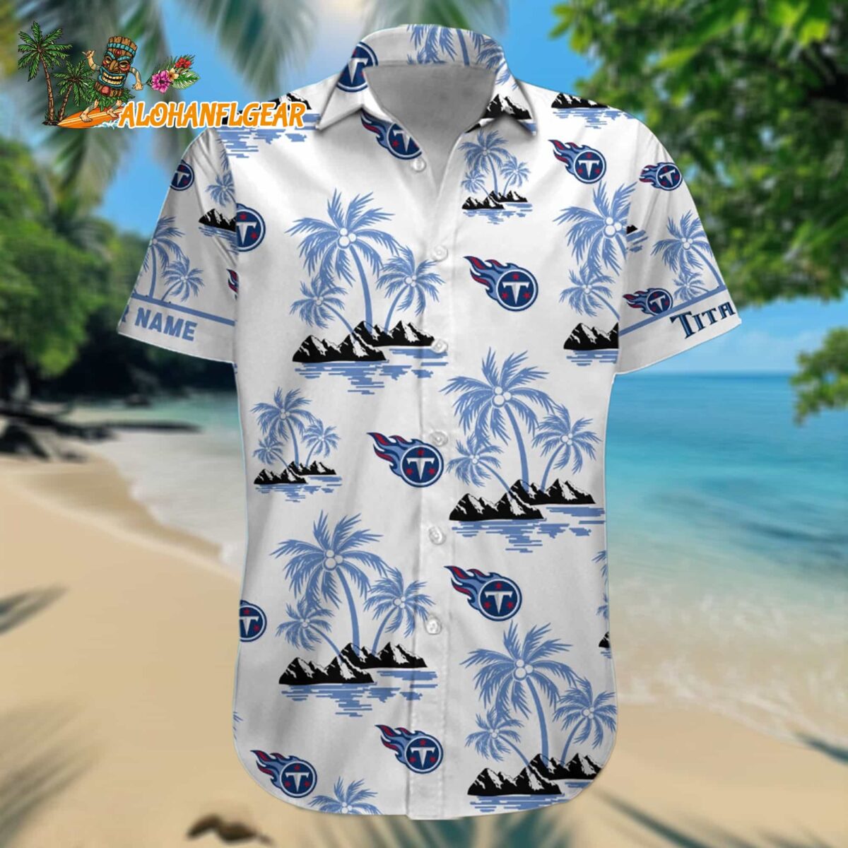 Tennessee Titans Palm Tree Tropical Summer Hawaiian Shirt 1