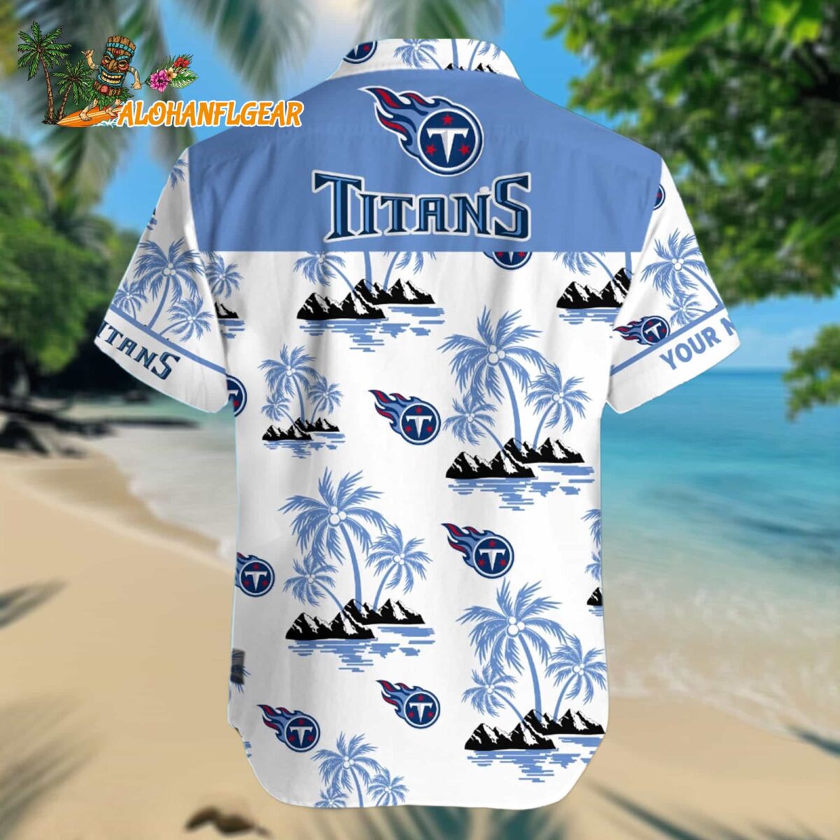 Tennessee Titans Palm Tree Tropical Summer Hawaiian Shirt 2