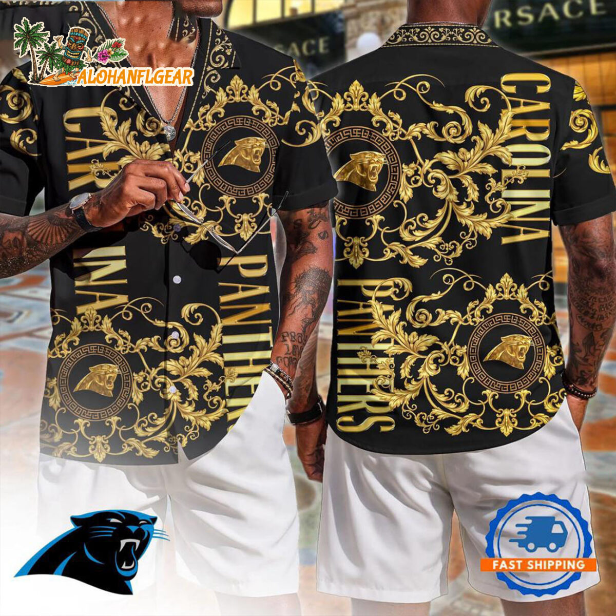 Carolina Panthers NFL Luxury Hawaiian Shirt Tropical Aloha Summer Shirt
