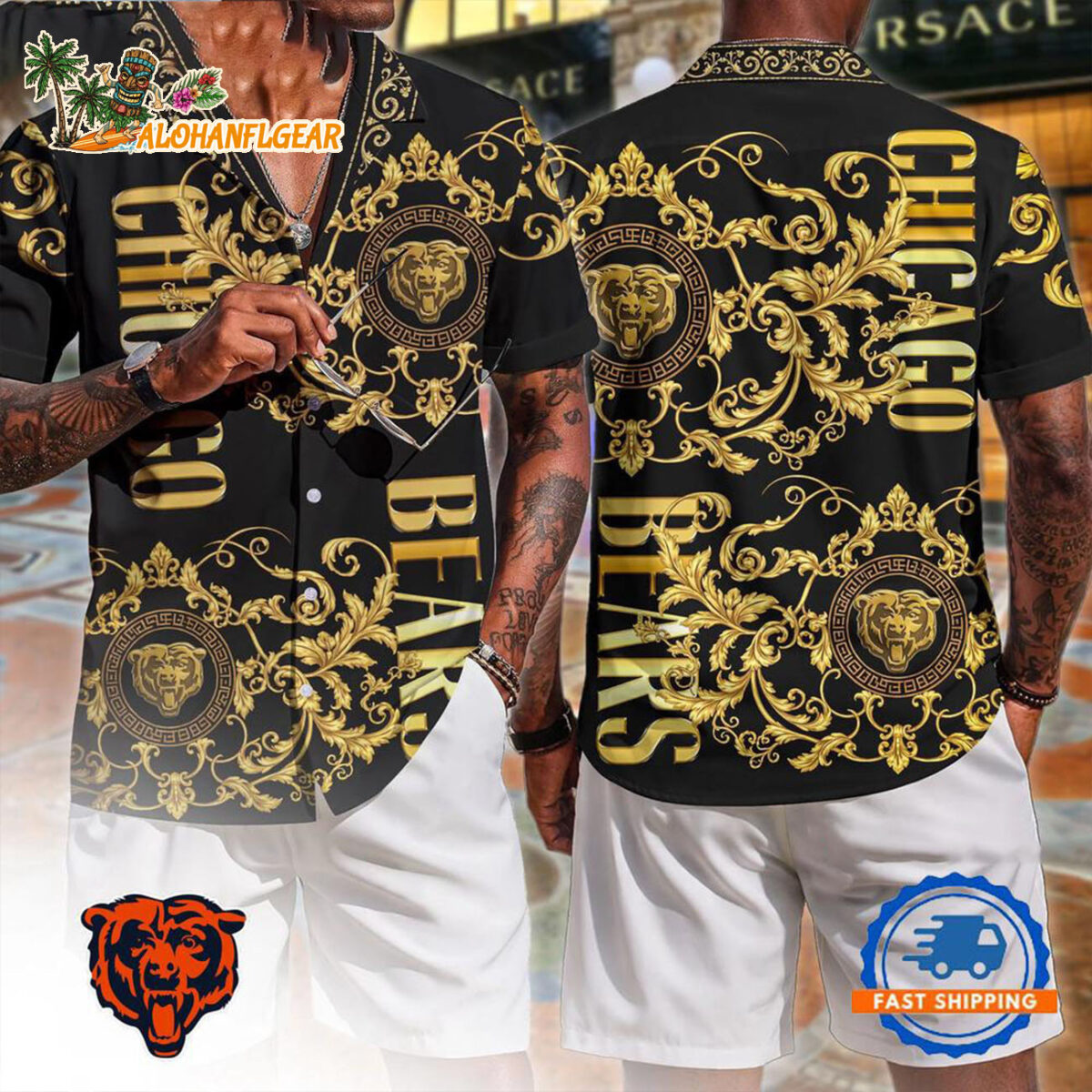 Chicago Bears NFL Luxury Hawaiian Shirt Tropical Aloha Summer Shirt