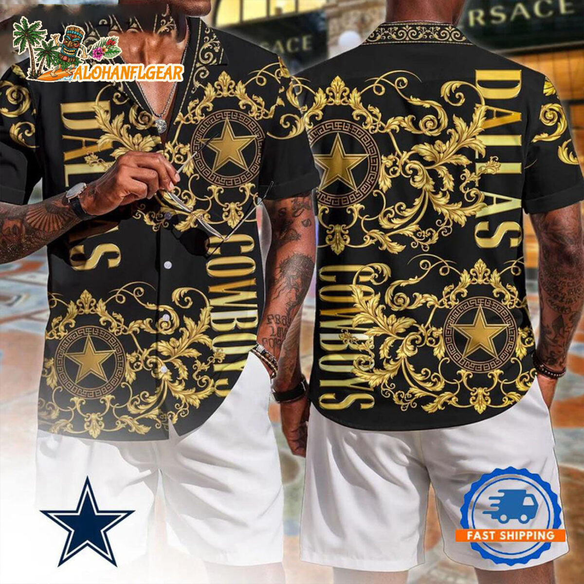 Dallas Cowboys NFL Luxury Hawaiian Shirt Tropical Aloha Summer Shirt