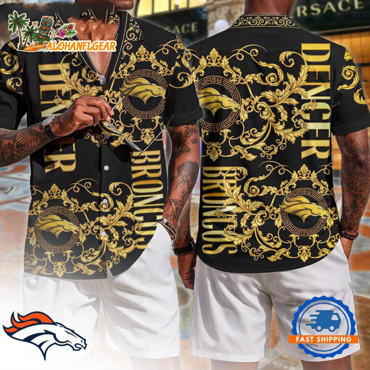 Denver Broncos NFL Luxury Hawaiian Shirt Tropical Aloha Summer Shirt