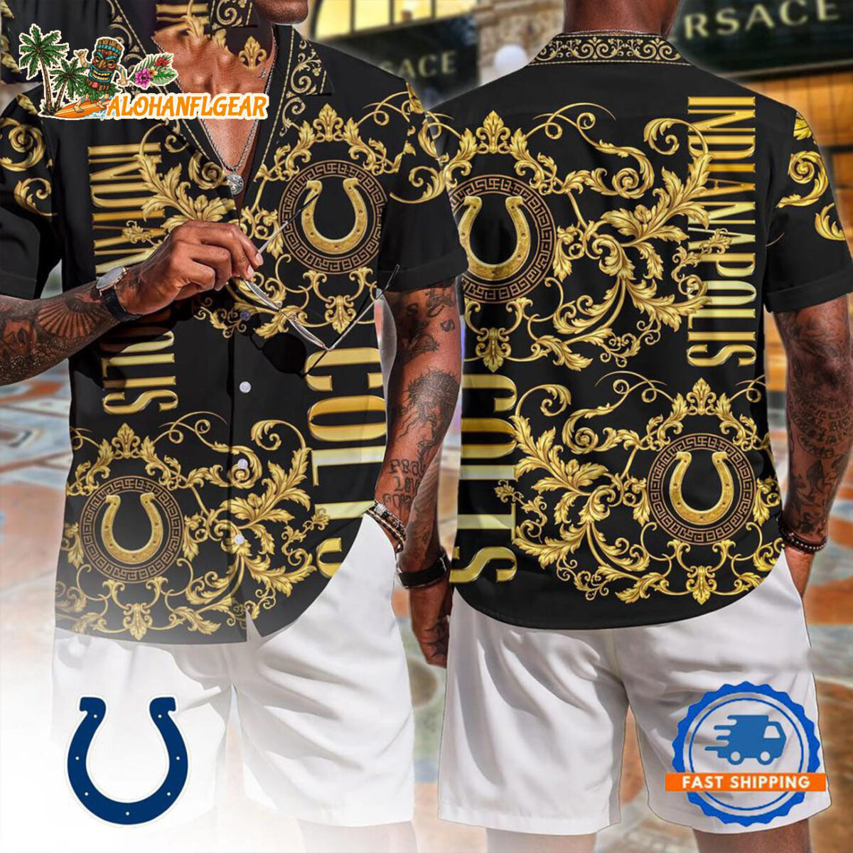 Indianapolis Colts NFL Luxury Hawaiian Shirt Tropical Aloha Summer Shirt