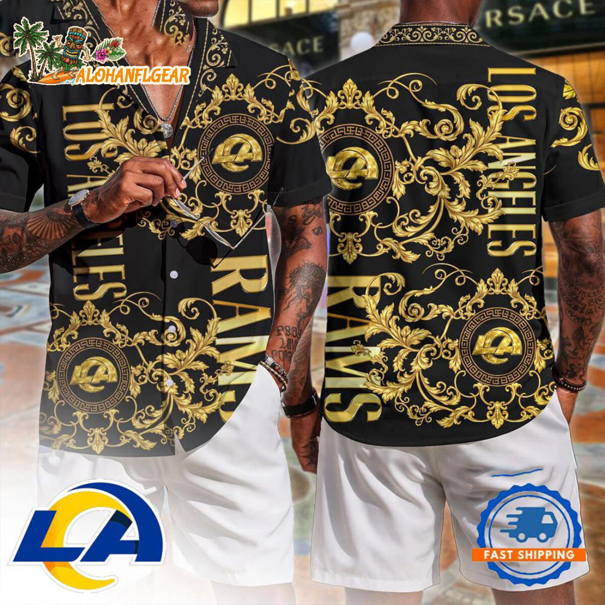 Los Angeles Rams NFL Luxury Hawaiian Shirt Tropical Aloha Summer Shirt