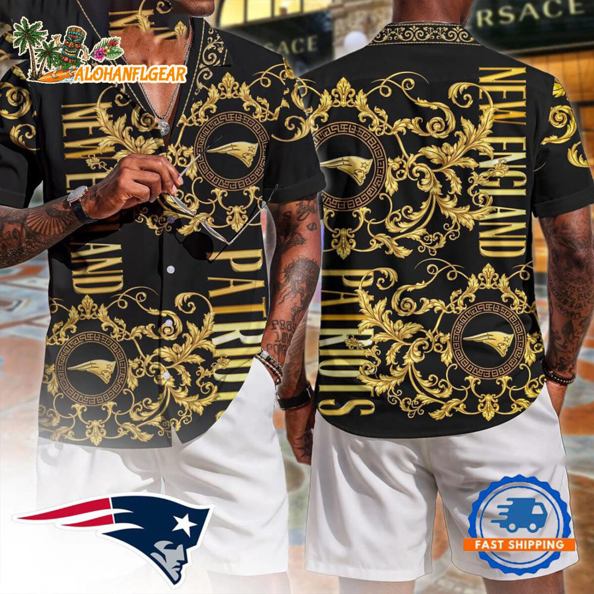 New England Patriots NFL Luxury Hawaiian Shirt Tropical Aloha Summer Shirt