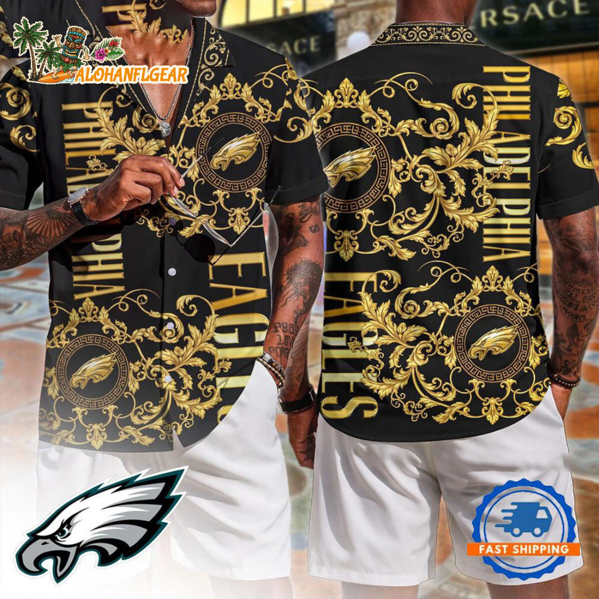 Philadelphia Eagles NFL Luxury Hawaiian Shirt Tropical Aloha Summer Shirt