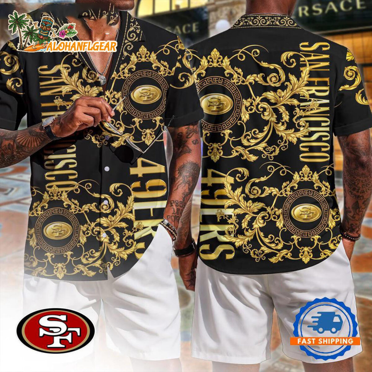 San Francisco 49ers NFL Luxury Hawaiian Shirt Tropical Aloha Summer Shirt