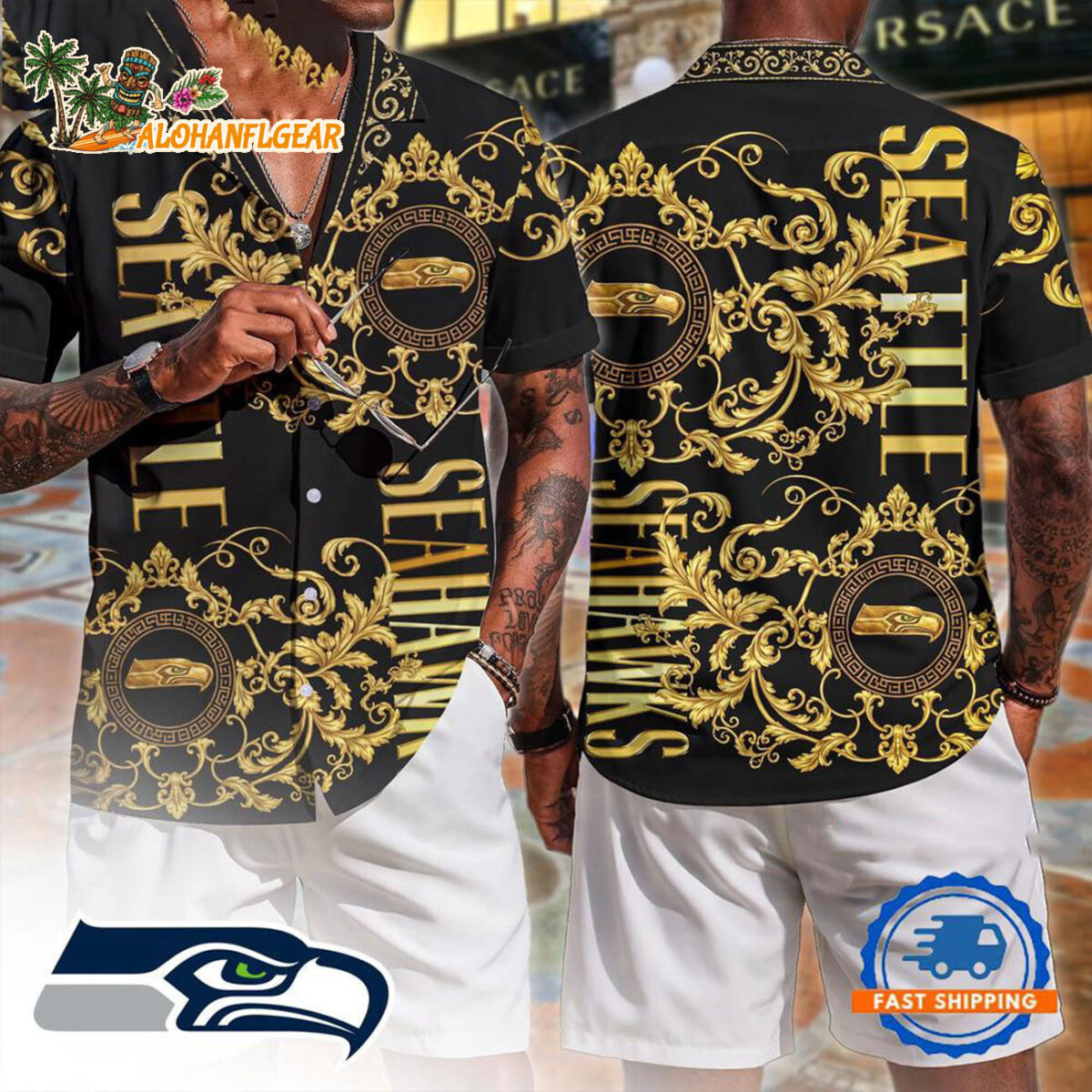 Seattle Seahawks NFL Luxury Hawaiian Shirt Tropical Aloha Summer Shirt