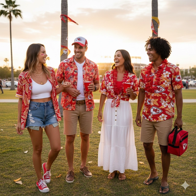 How Fans Style Hawaiian Shirts for Chiefs Games, Tailgates, and Watch Parties