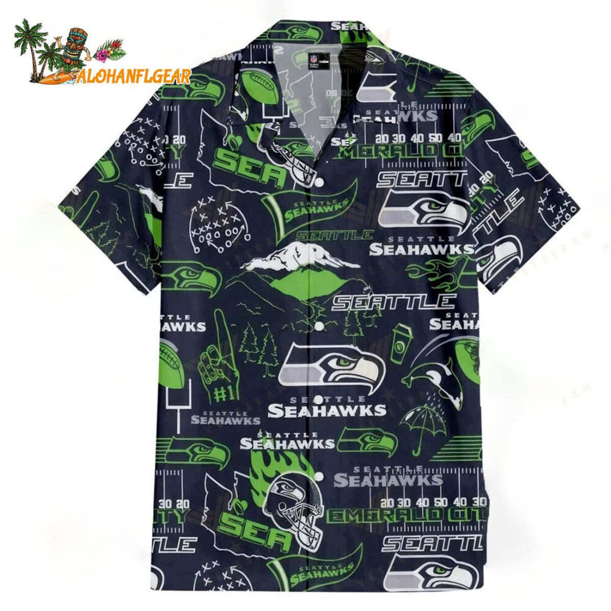 Seattle Seahawks Football Hawaiian Shirt